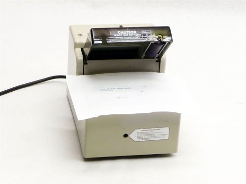 Newbold addressograph 830 electric plastic id credit card imprinter embosser for sale