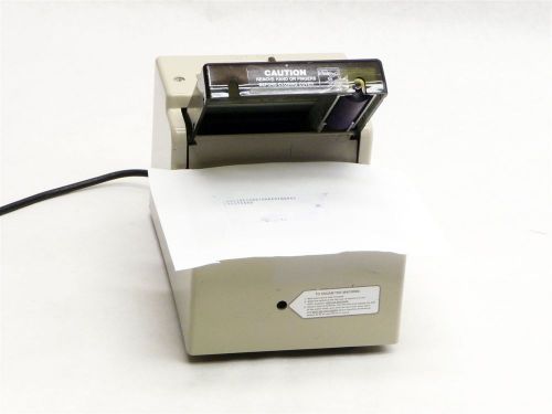 NEWBOLD ADDRESSOGRAPH 830 ELECTRIC PLASTIC ID CREDIT CARD IMPRINTER EMBOSSER