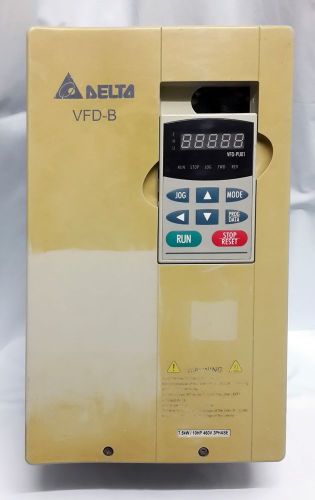 DELTA VFD-B MODEL: VFD075B43A 7.5KW / 10 HP 460V 3 PHASE NO.1