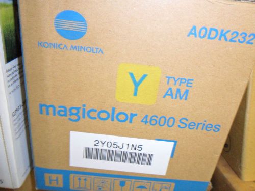 Kon/Minolta AODK232 High Yield Yellow toner MagicColor 4600/4650 Yields:8K