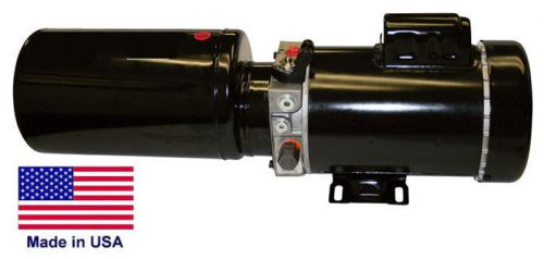 Hydraulic power unit - manual operation - 115/208-230v - 1 hp - vert/horz mount for sale