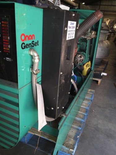 ONAN 30KW  GENERATOR W/ TRANSFER SWITCH LPG NATURAL GAS 1/3 PHASE 160  Hour