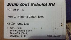 Drum Unit Rebuild Kit For Konica Minolta C250 C252 C300 C352 (IU K)