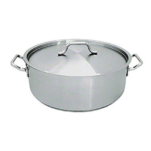 Pinch (bzin-15)  15 qt stainless steel brazier w/cover for sale