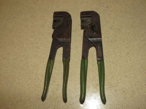 ^^ LOT OF TWO THOMAS &amp; BETTS WT-208   CRIMPING CRIMPER TOOLS   (OOO)