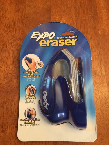 Expo-Eraser With Replaceable Pad-Docking Station Included-08473-New And Sealed!