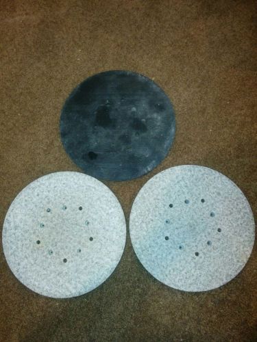 Three dynabrade 11&#034; sanding pads (part# #56231 #56232) for sale