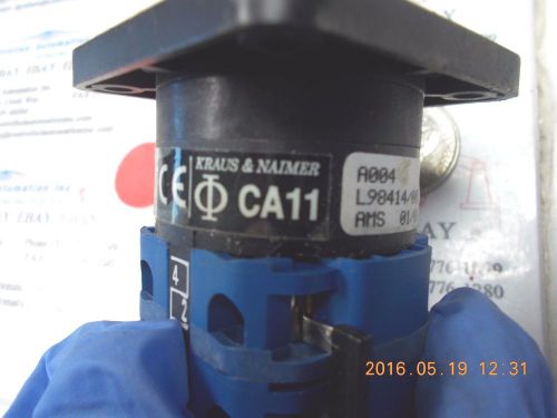 Kraus &amp; naimer ca11 rotary selector switch 2 position for sale