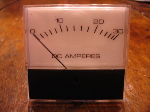 MODUTEC  0-30 DC AMPS ANALOG PANEL METER