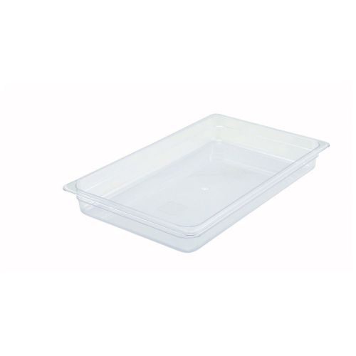 Winco SP7102, 2.5-Inch Deep Full-Size Polycarbonate Food Pan, NSF
