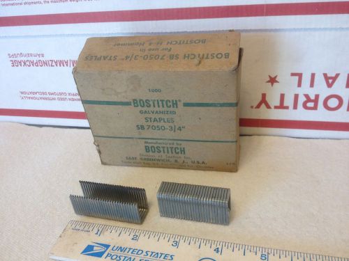 Bostitch staples, for H-4 hammer, 3/4 inch.  NOS.  Item:  8159