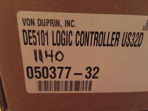 VON DUPRIN DE5101 Part # 050377 Logic Controller 15 Sec. Delay
