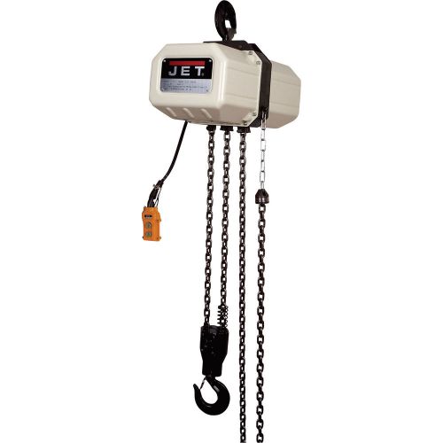 Jet electric chain hoist- 2 ton capacity, 20ft lift, 3 phase, model# 2ss- 3c- 20 for sale