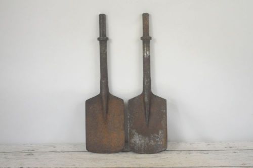 2 jack hammer square head chisel shovels for sale