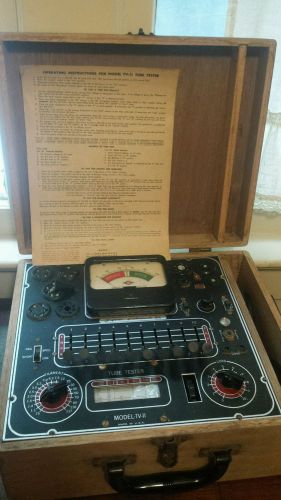 Vintage Tube Tester Model TV-11 by Superior Instruments Co. with Manual