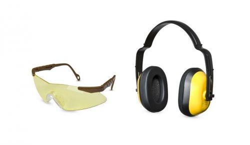 Mossy Oak MO-PCP Eye Protection Pachuta Ear Muff &amp; Shooting Glass Combo