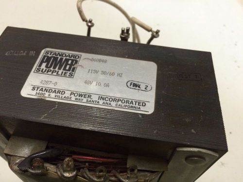 STANDARD POWER TRANSFORMER SUPPLY 500B48