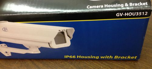 Gvi gv-hou3512hb ip66 indoor outdoor camera housing w bracket, heater, &amp; blower for sale
