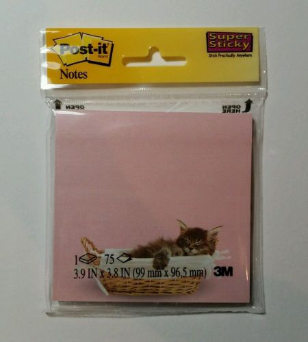 Large sticky note pad with kitten,  penpal, planner, scrapbook, post it