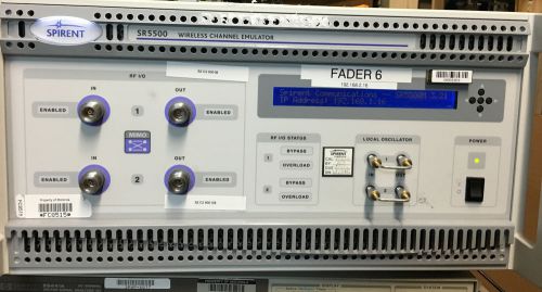 Spirent SR5500M Wireless Channel Emulator with Options - AWGN, Complex Correct