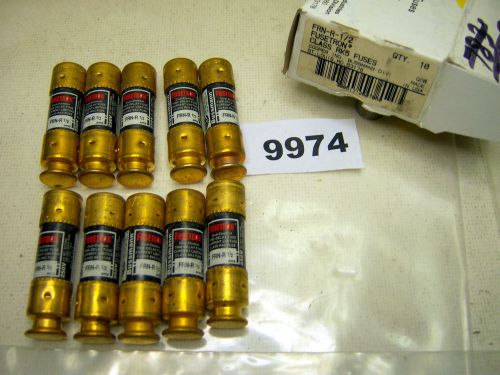 (9974) Lot of 10 Buss FRN-R-1/2 Fuses