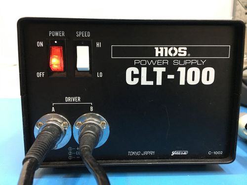 HIOS CLT-100 POWER SUPPLY WITH 2- NUT DRIVERS