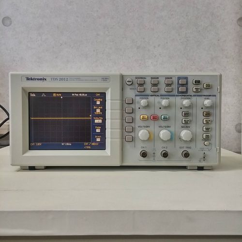 Used Tektronix  TDS2012 - 100MHz, 2CH Digital Oscilloscope, fully tested.
