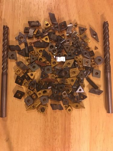 150 *Brand New* Carbide Inserts; Grooving, Boring, Turning, Cutoffs, + More