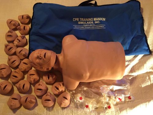 Simulaids Adult CPR Training Manikin W/ Extras Health Care AIDS &amp; Equipment NICE
