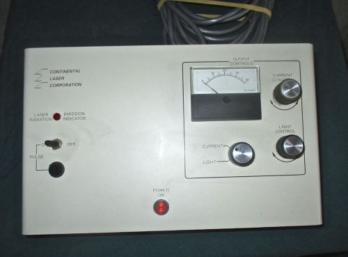 Unused laser controller from continental laser corp. for sale