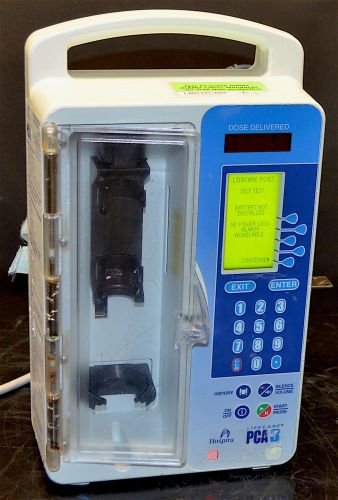 Hospira Lifecare PCA 3 Infusion Pump with Key *Used*