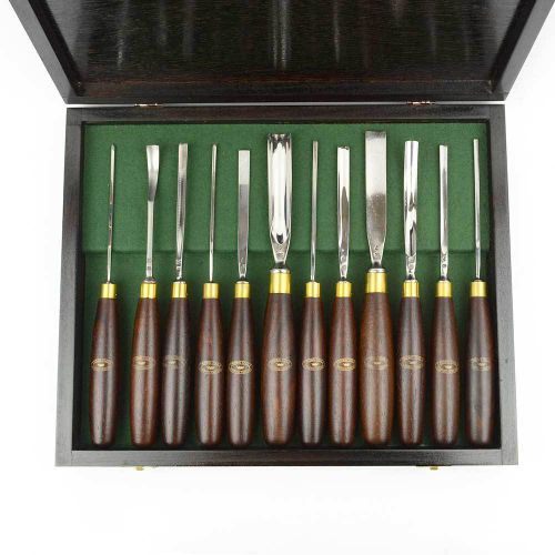 Big Horn 22420 12 Pieces Woodcarving Set - Wood Box