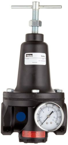 Parker r119-04cg regulator, 0-125 psi pressure range, gauge, 150 cfm, 1/2&#034; npt for sale