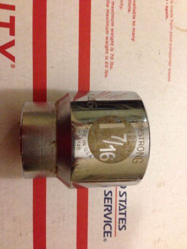 Armstrong Professional 13-146  1 7/16 Socket, 3/4&#034; Drive, 12 Pt,