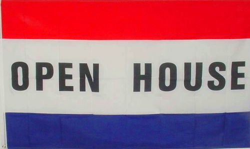 NEW 3X5FT OPEN HOUSE REAL ESTATE BANNER SIGN FLAG
