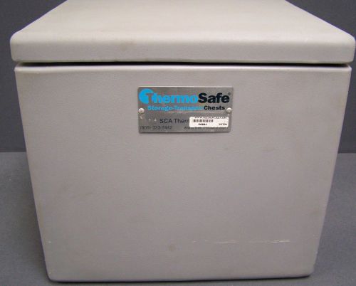 THERMOSAFE SCA STORAGE-TRANSPORT CHEST INSIDE DIMENSIONS 11.5&#034; X 10.5&#034; X 10.5&#034;