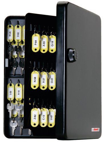 KeyGuard SL-9122 Combination Key Cabinet with Black 3-Dial Combi-Cam - 122 Hook