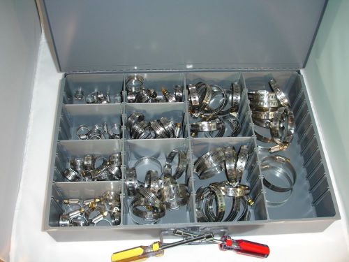 PROFESSIONAL BREEZE HOSE CLAMP KIT 103PC WORM GEAR MADE IN USA AUTOMOTIVE H-DUTY