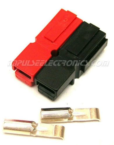 Powerpole Connector, 30 Amp Contacts, Red &amp; Black Housings, Bonded
