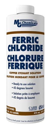 MG Chemicals 415 Ferric Chloride Liquid 475ml fill Dark Brown