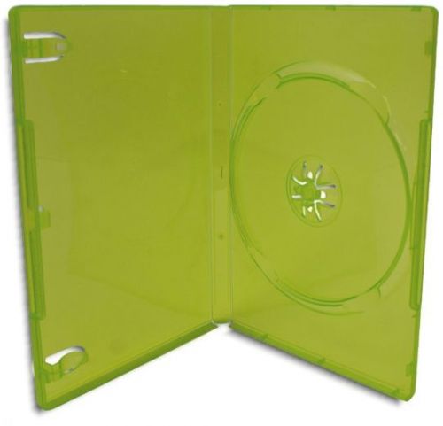 SINGLE-DISC =XBOX 360= Translucent Green Replacement Game Case 100-Pak