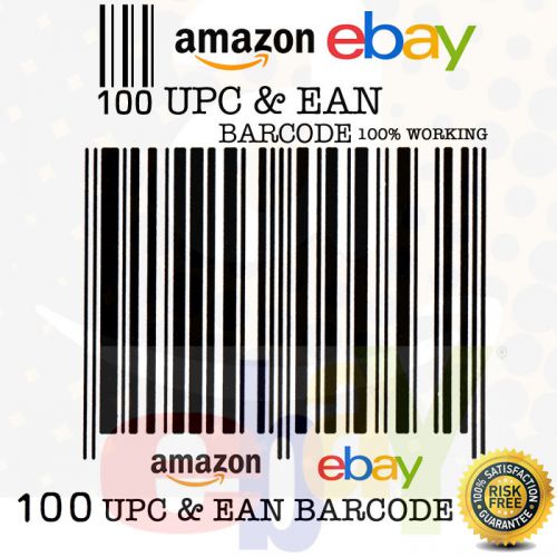 UPC EAN Numbers Barcodes100 EAN Amazon Lifetime Guarantee GS1-issue