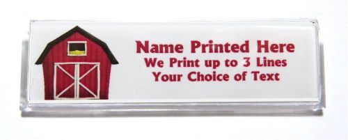 Barn Custom Name Tag Badge ID Pin Magnet for Farmers Ranchers Farm Supply Sales