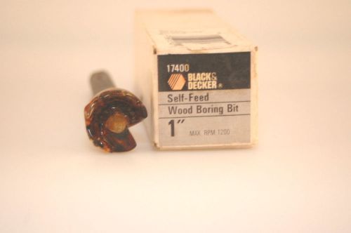 Black &amp; decker  1 &#034;  self-feed wood boring bit  17400   new for sale