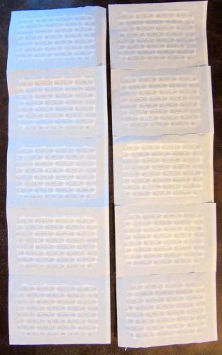 NEW UNOPENED LOT OF 25 SILVERLON BURN ANTIMICROBIAL SLIVER WOUND DRESSING 2&#034;X3&#034;