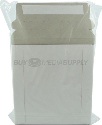White 5.5 x 6.5 self seal cardboard mailer - 25 pack for sale