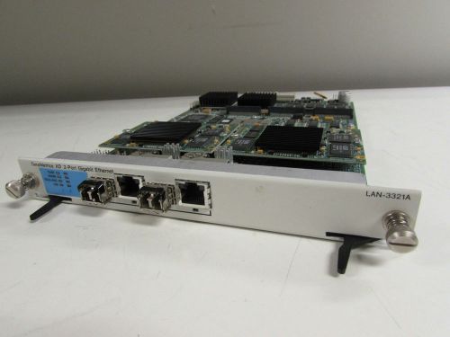 Spirent SmartBits LAN-3321A (2 port, 10/100/1000Base-T Copper and Gigabit ethern