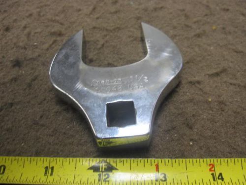 SNAP ON 1 1/2&#034; CROWFOOT WRENCH  1/2&#034; DRIVE WORKS PERFECT