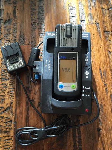 Draeger multi gas detector monitor meter x-am 2500  (ex, o2, co, h2s) calibrated for sale