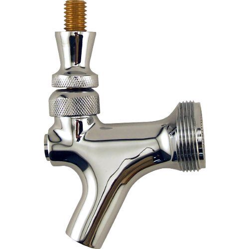 1 X Draft Beer Faucet with Brass Lever- Chrome